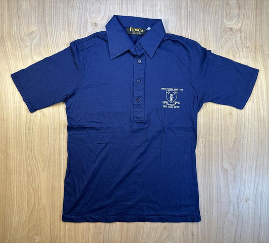 Vintage 80s Royal Troon Golf Club shirt Single Stitch made in Britain cotton