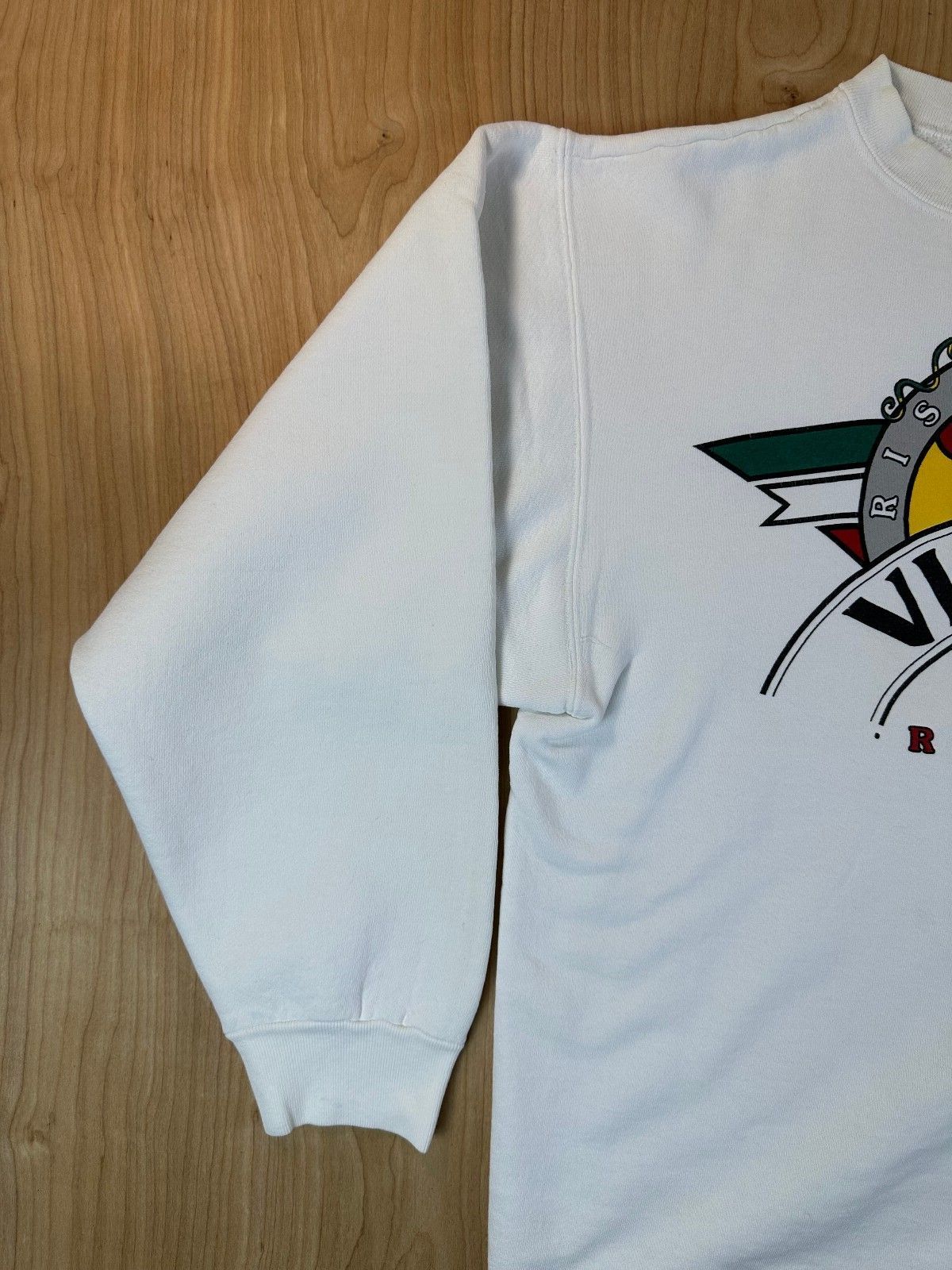 Vintage 90s Badger Sportwear Heavyweight Sweatshirt Vitale Ristorante Roma italy