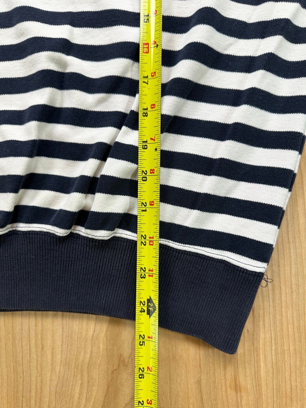 Vintage 80s Regatta Sport Striped knit sweater cotton shredded preppy sailor
