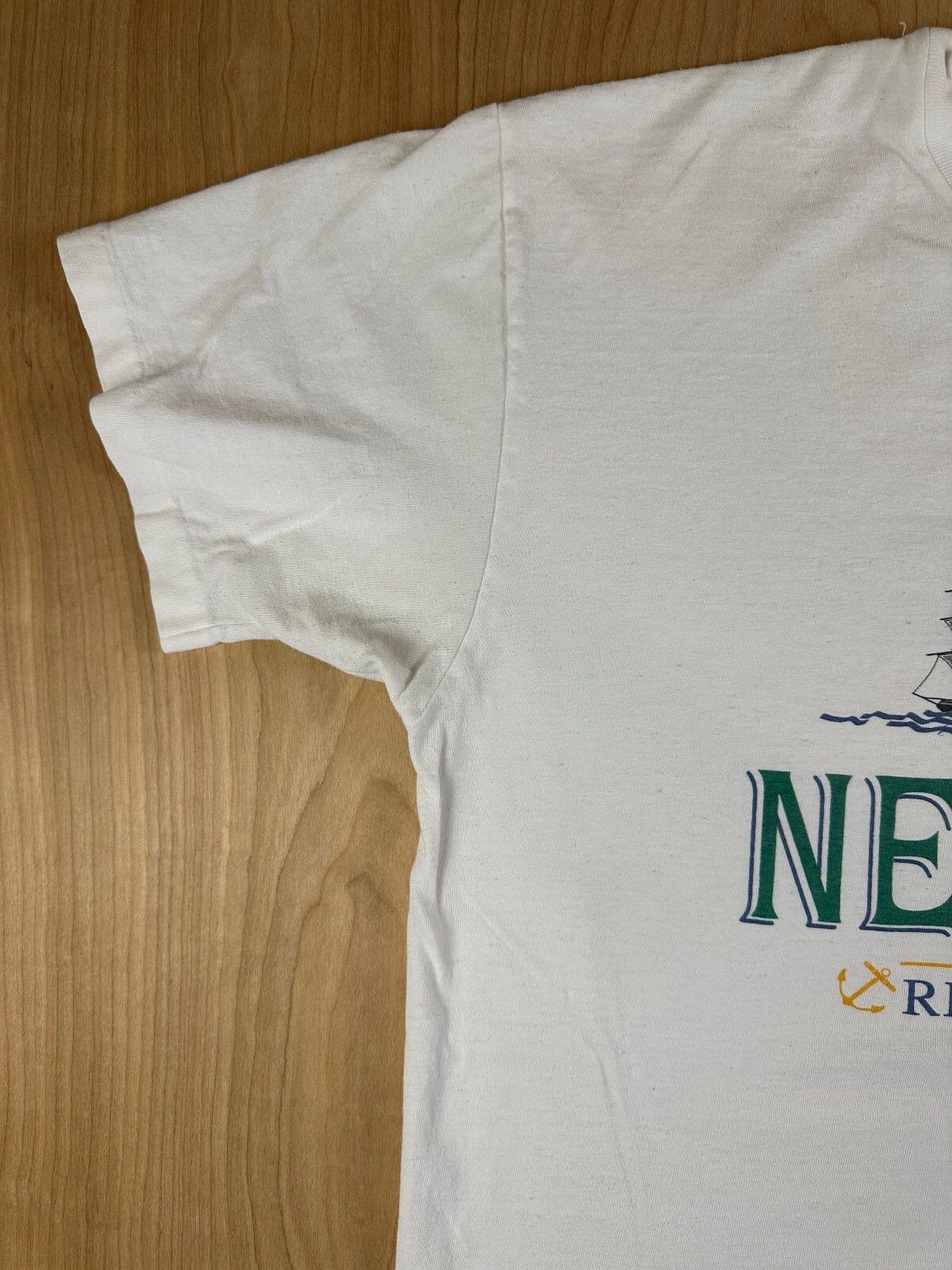 Vintage 80s Newport Rhode Island tshirt Single Stitch ship nautical boat ocean