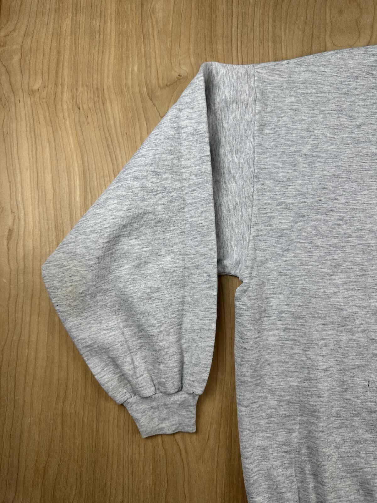 Vintage 90s Hobie Sweatshirt Large heather gray surfer soft faded beach