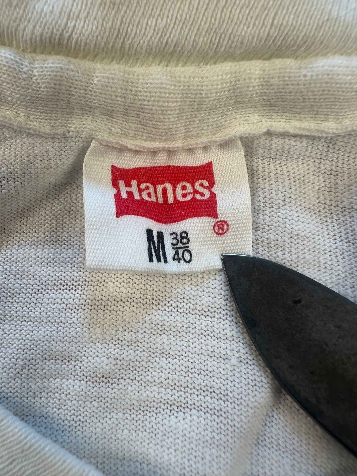 Vintage 70s Hanes Eyeball tshirt Single Stitch medium 100% cotton pop art