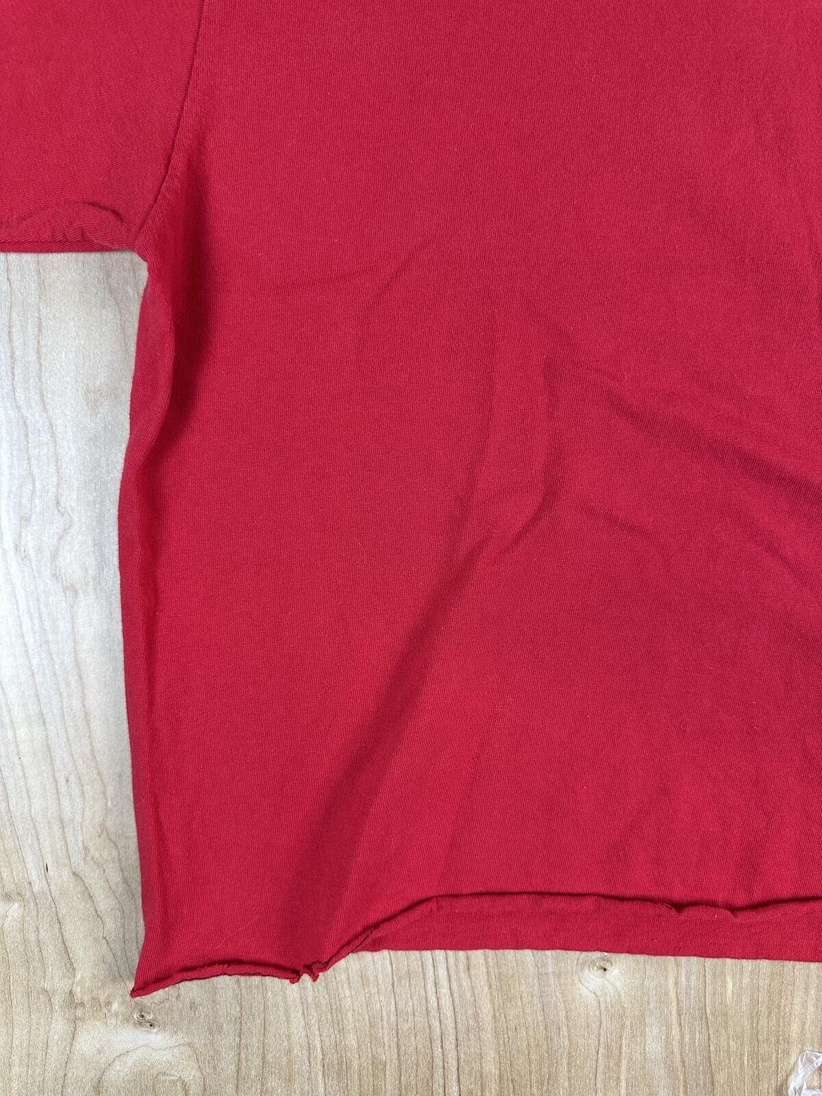 Vintage 80s Chico's Cantina Maui tshirt single stitch red toucan cropped hawaii