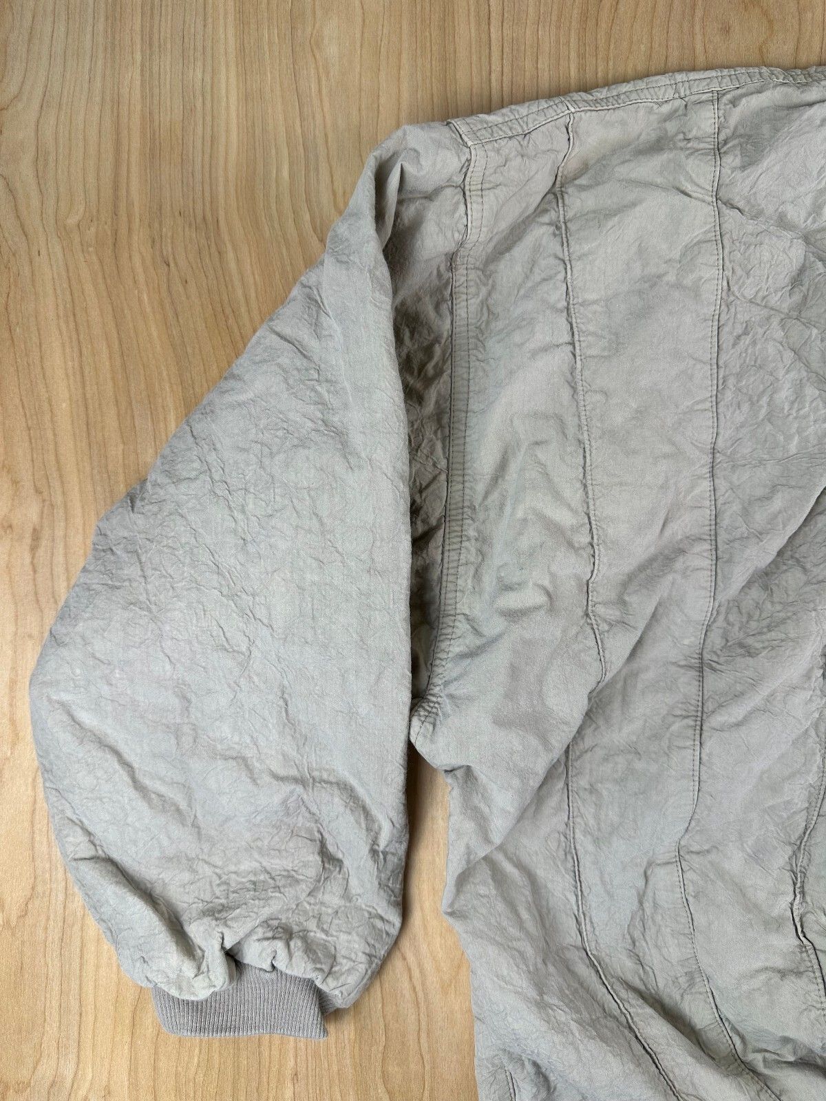 Vintage 80s Parachuting Pullover 100% cotton made in France paneled quilted