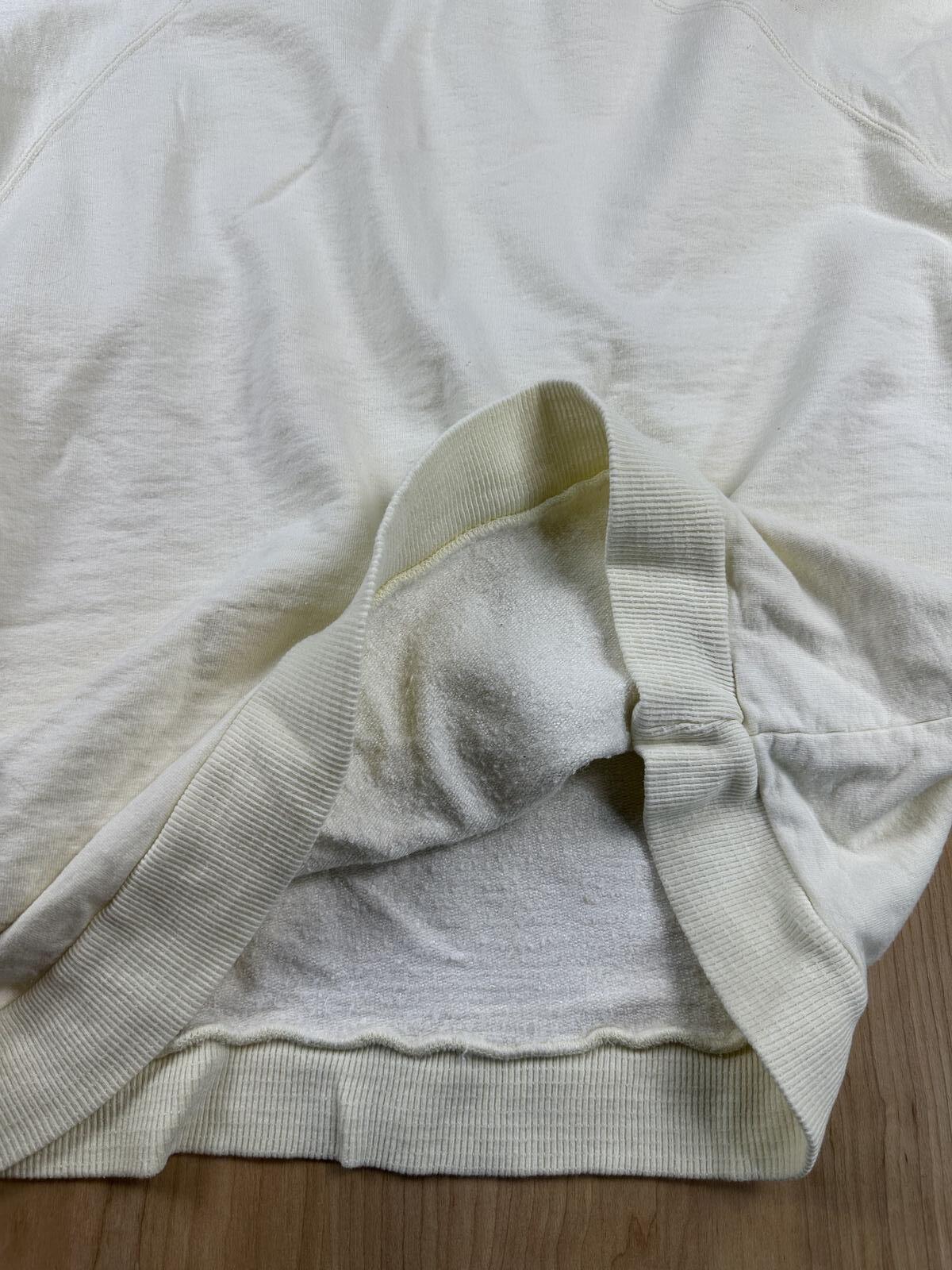 Vinage 80s Universitat Munchen Sweatshirt cotton club small cream thick germany