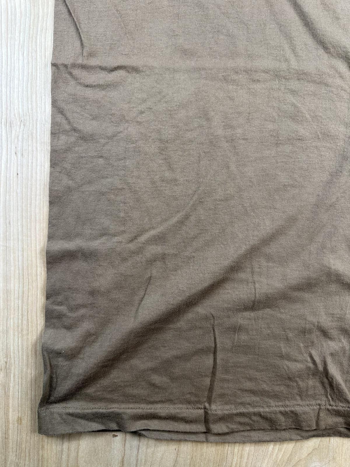 Vintage 90s Fruit of the Loom tshirt Single Stitch small brown cotton made usa