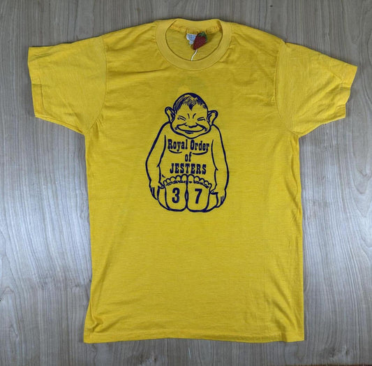 Vintage 70s Royal Order of Jesters tshirt Single Stitch made in usa xlarge butt