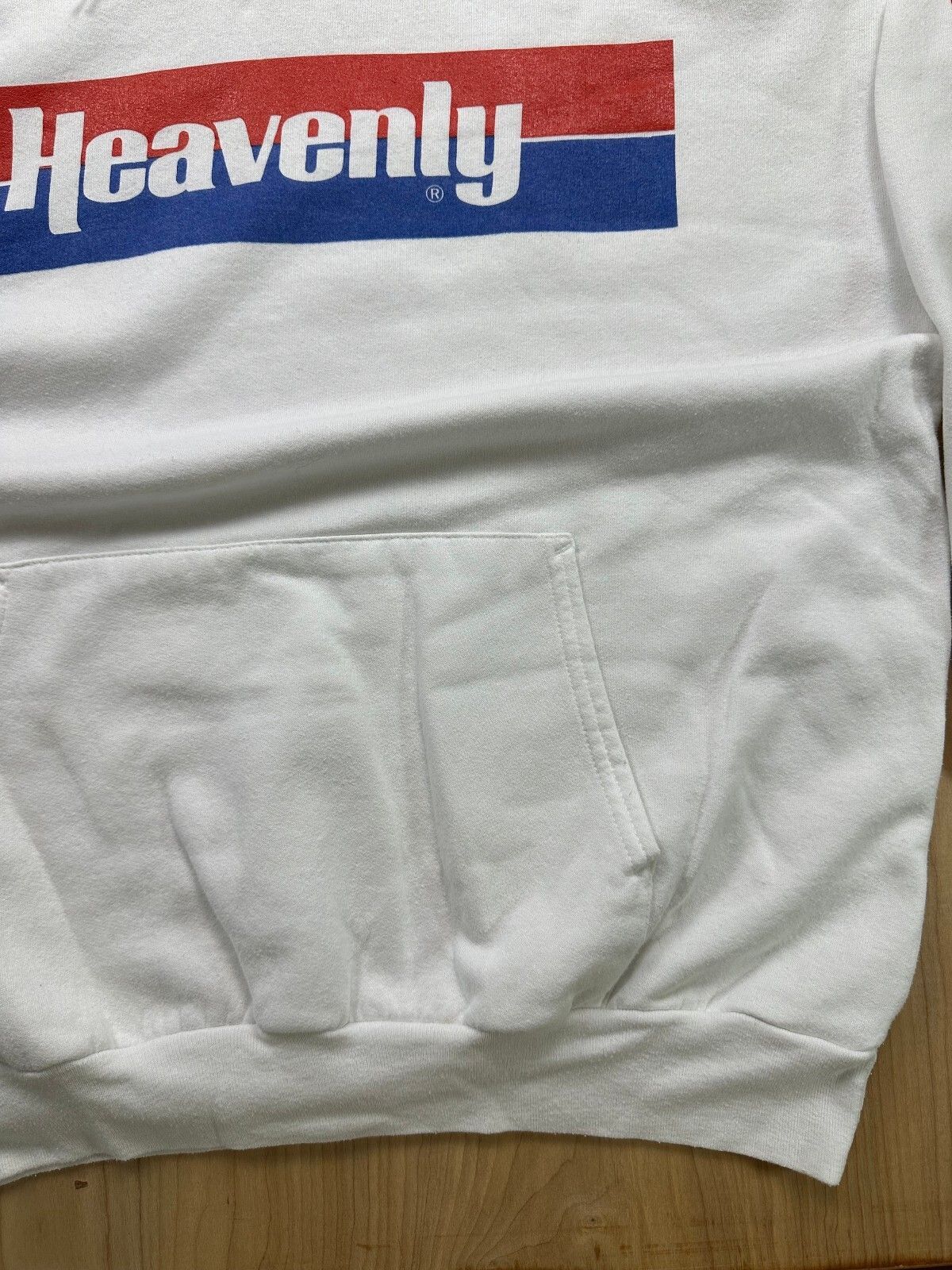 Vintage 90s Heavenly Lake Tahoe Hoodie Sweatshirt large sporty cozy hooded