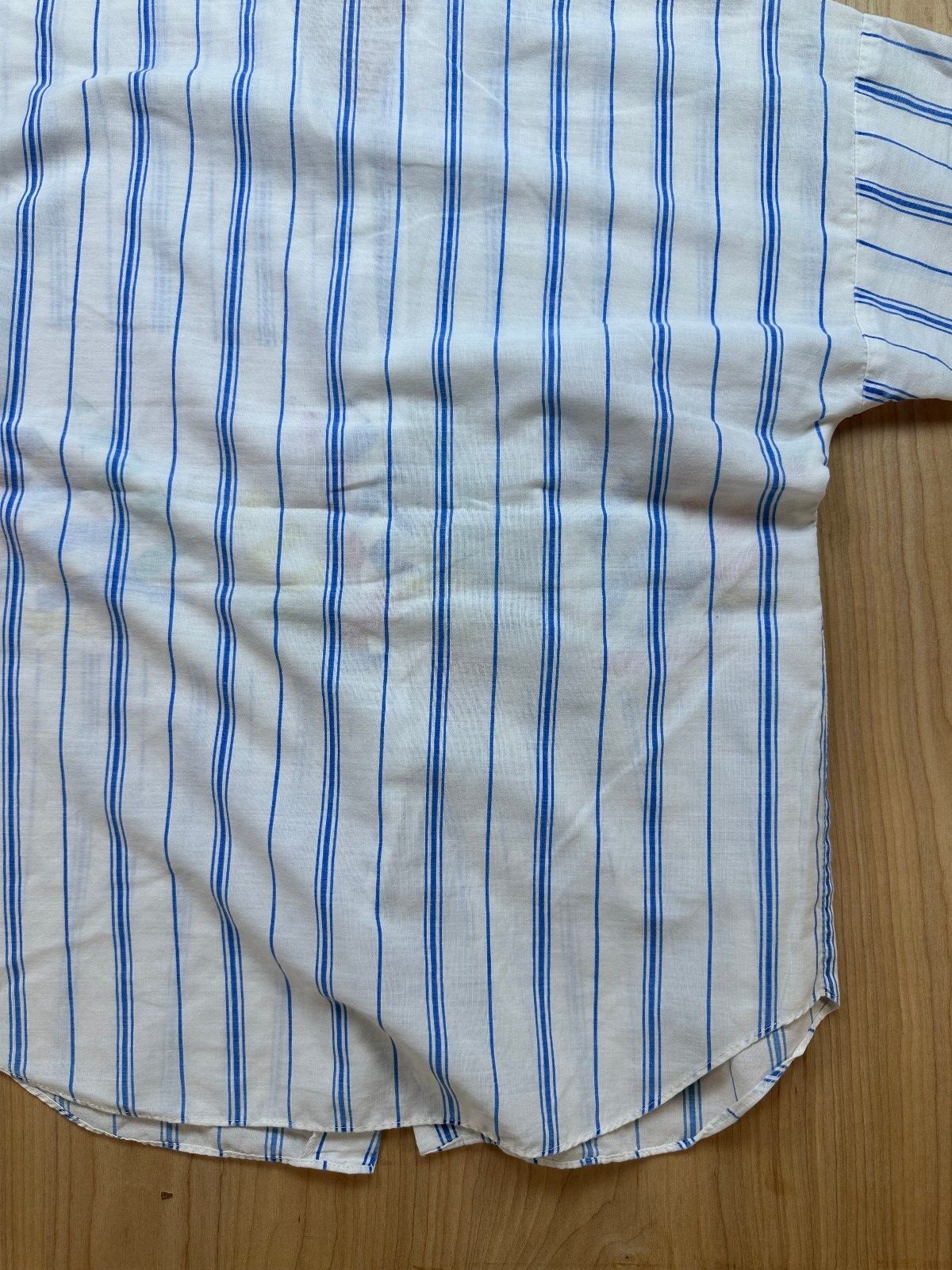 Vintage 80s California Connection button up medium striped boat sailing nautical