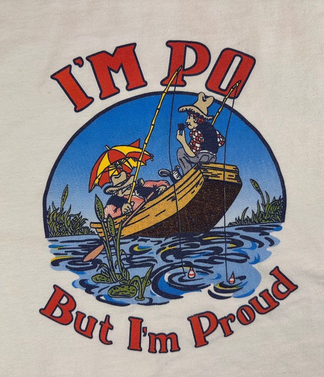 Vintage St. Pete Florida tshirt xxl cotton blend PoFolks fishing country boat