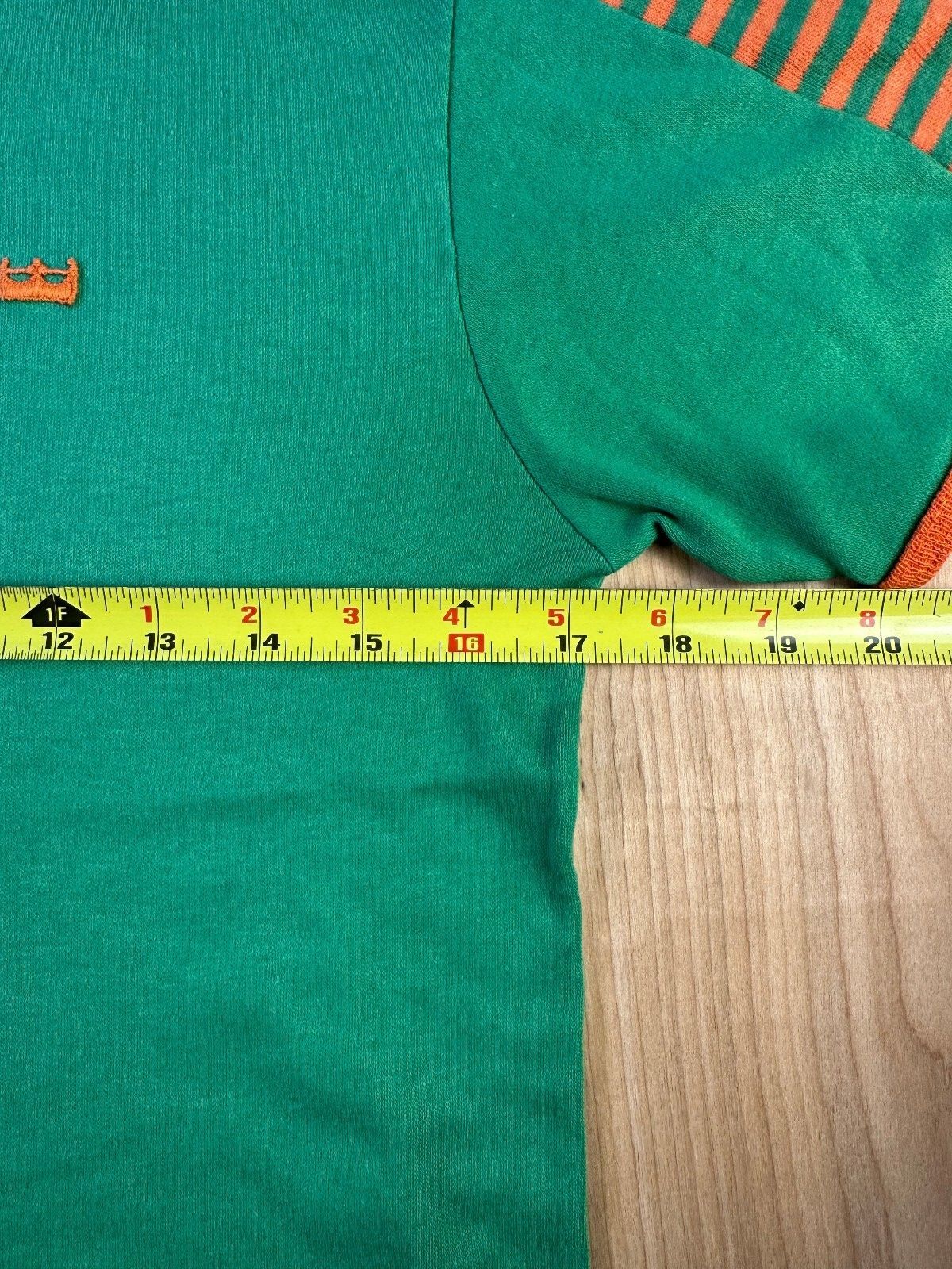 Vintage 70s Sears Kings Road Polo athletic striped contrasting binding collar