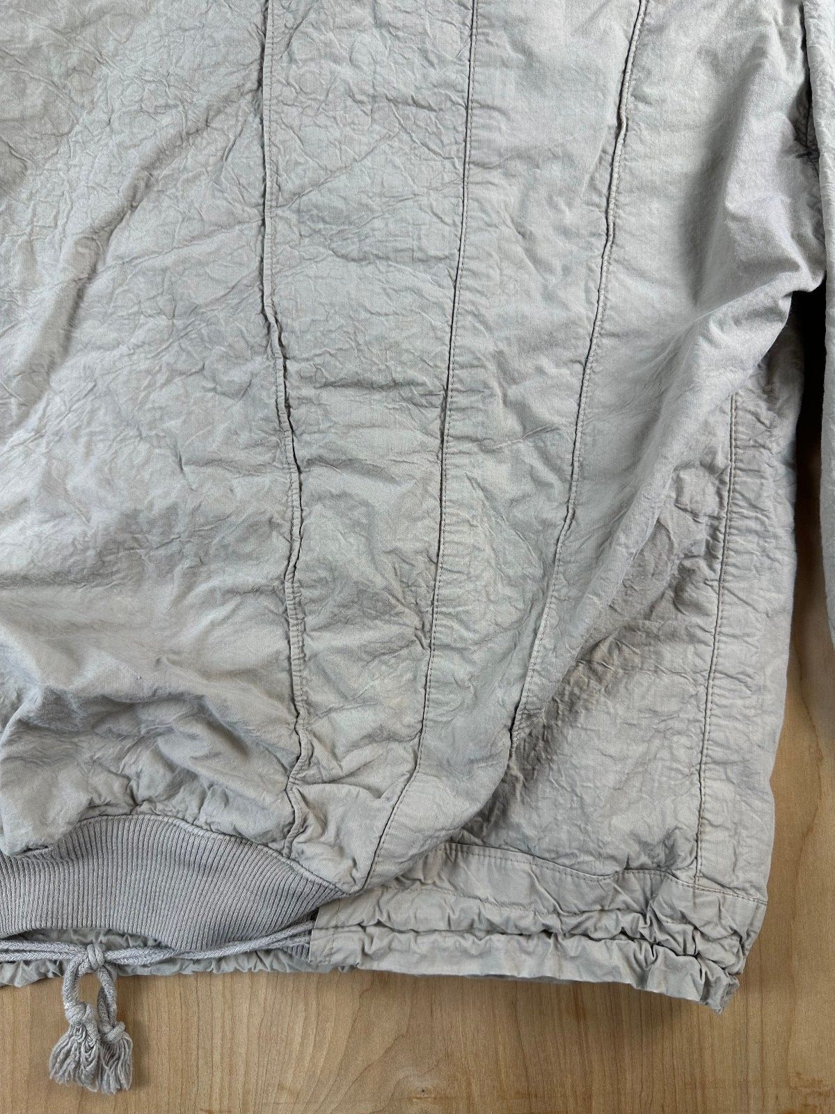 Vintage 80s Parachuting Pullover 100% cotton made in France paneled quilted