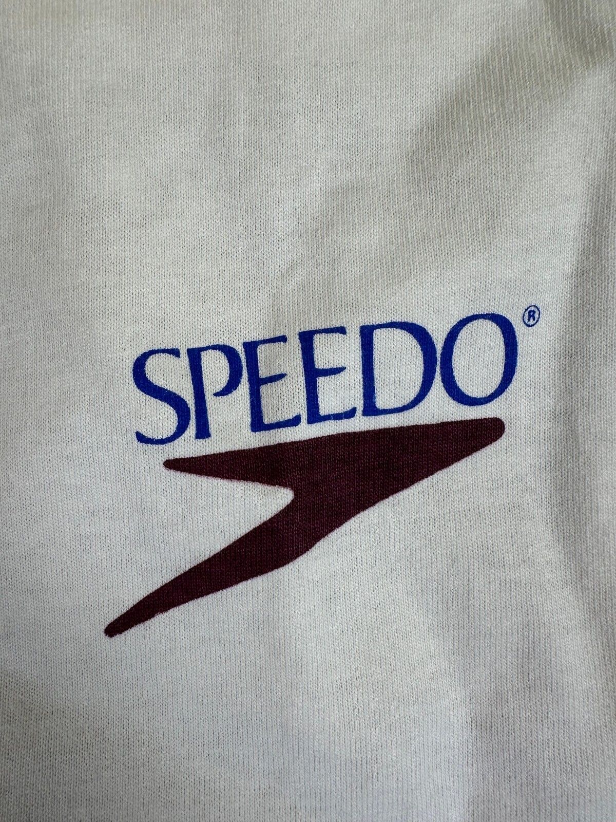 Vintage 90s speedo tank top nwt large made in usa 100% cotton fish sporty beach