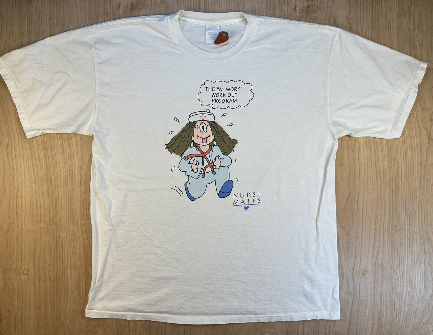 Vintage 90s Cathy Nursing tshirt xxl 100% cotton nurse mates