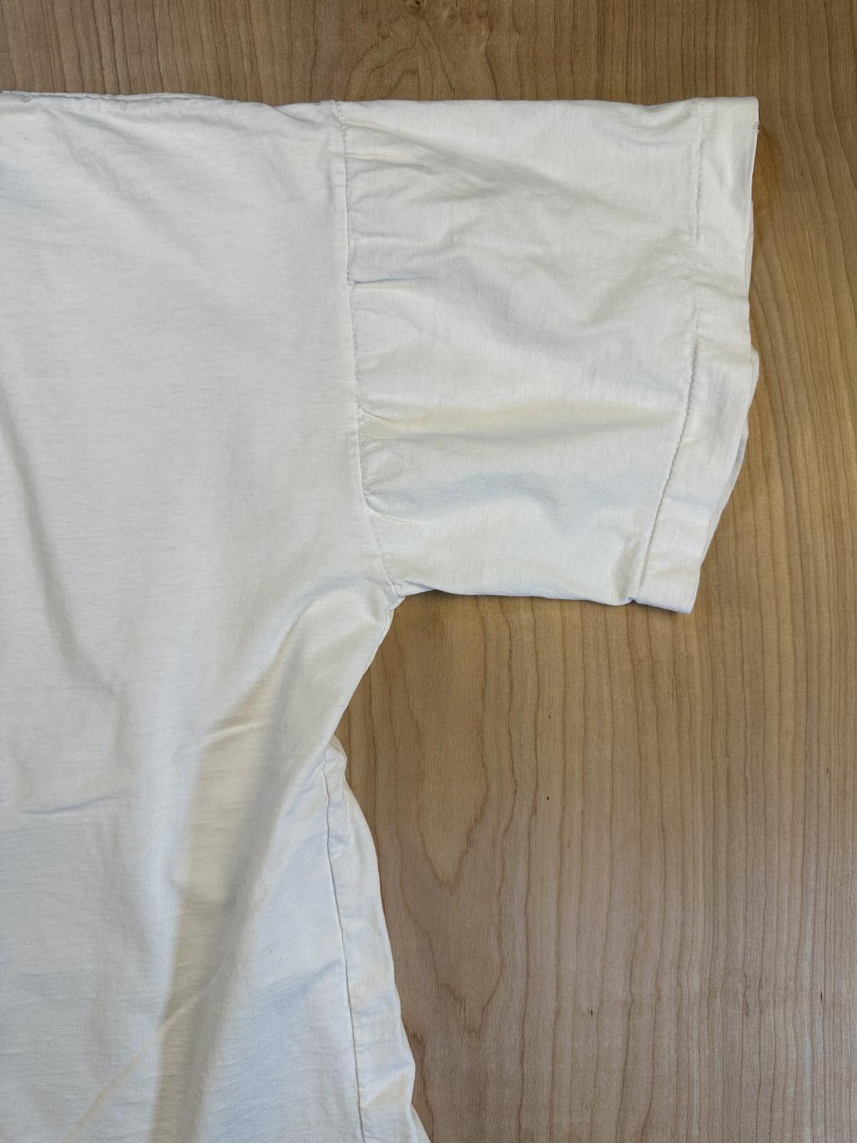 Vintage 90s Bali tshirt single stitch cropped handmade in indonesia cotton large