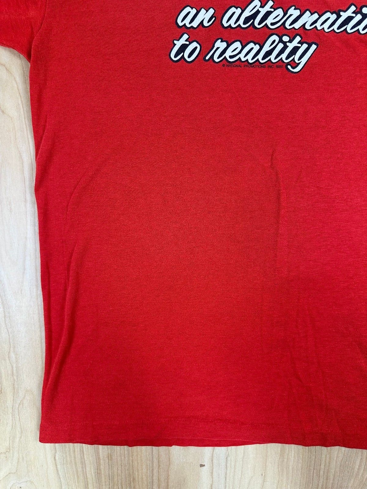 Vintage 80s Iowa City an alternative to reality tshirt Single Stitch made in usa