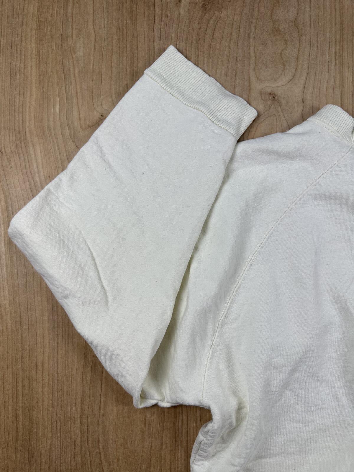 Vinage 80s Universitat Munchen Sweatshirt cotton club small cream thick germany