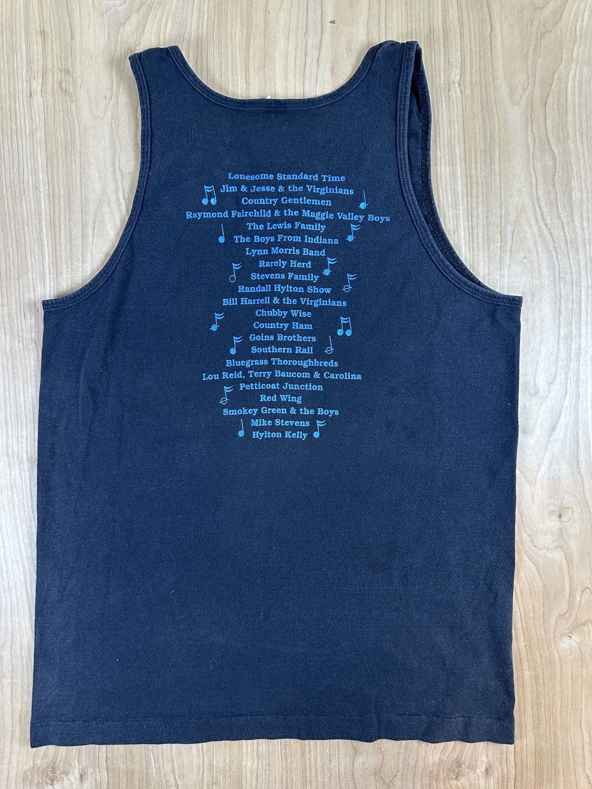 Vintage 90s Peaceful Valley Blue Grass Festival tank Fruit of Loom cotton usa