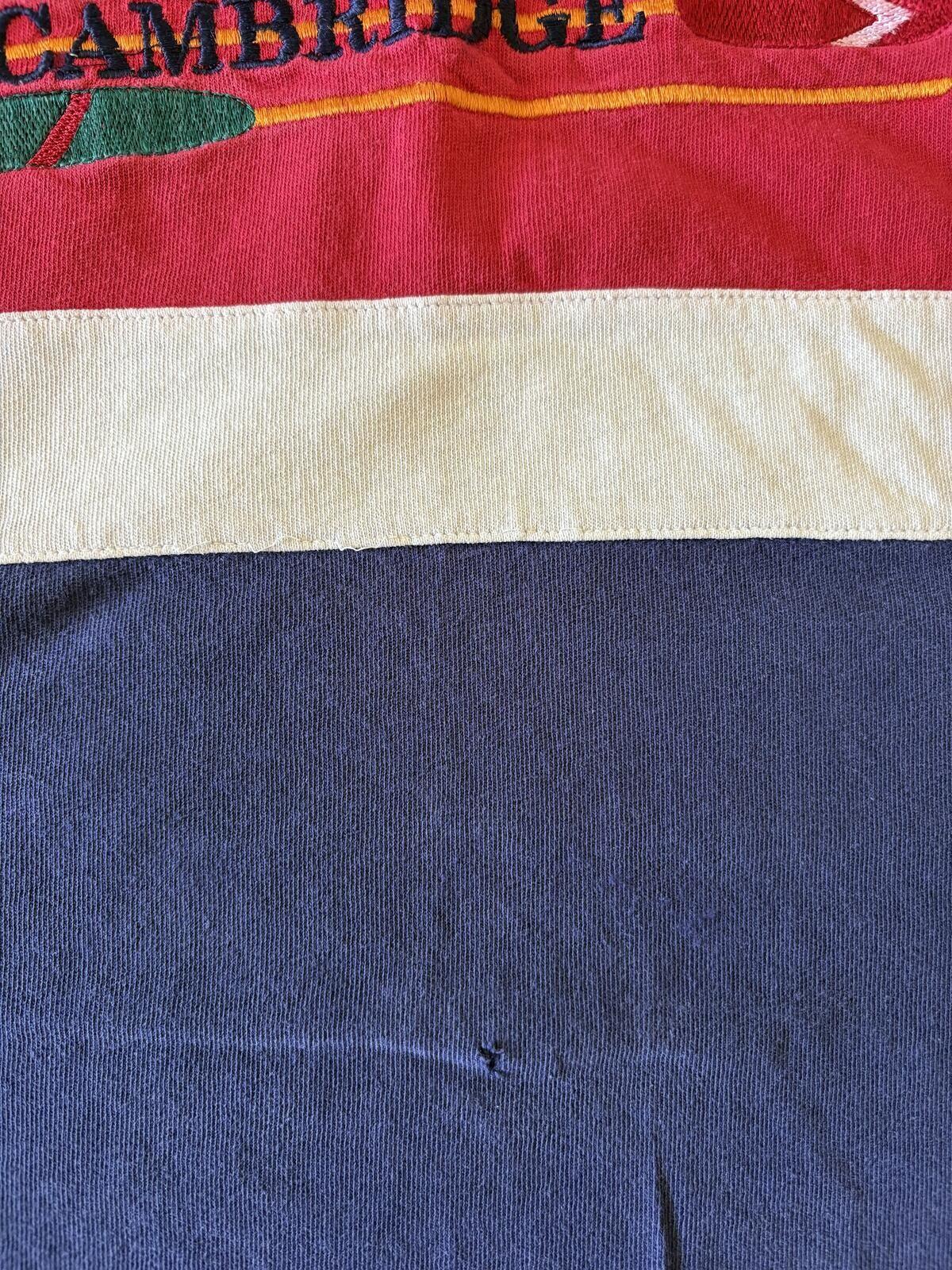 Vintage 90s Cambridge Classics Hoodie sweatshirt large 100% cotton sporty rowing