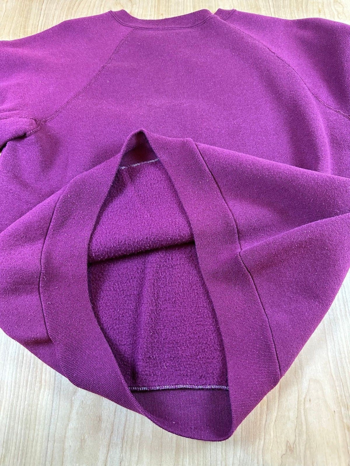Vintage 80s Harvard Sweatshirt burgundy maroon large soft raglan college
