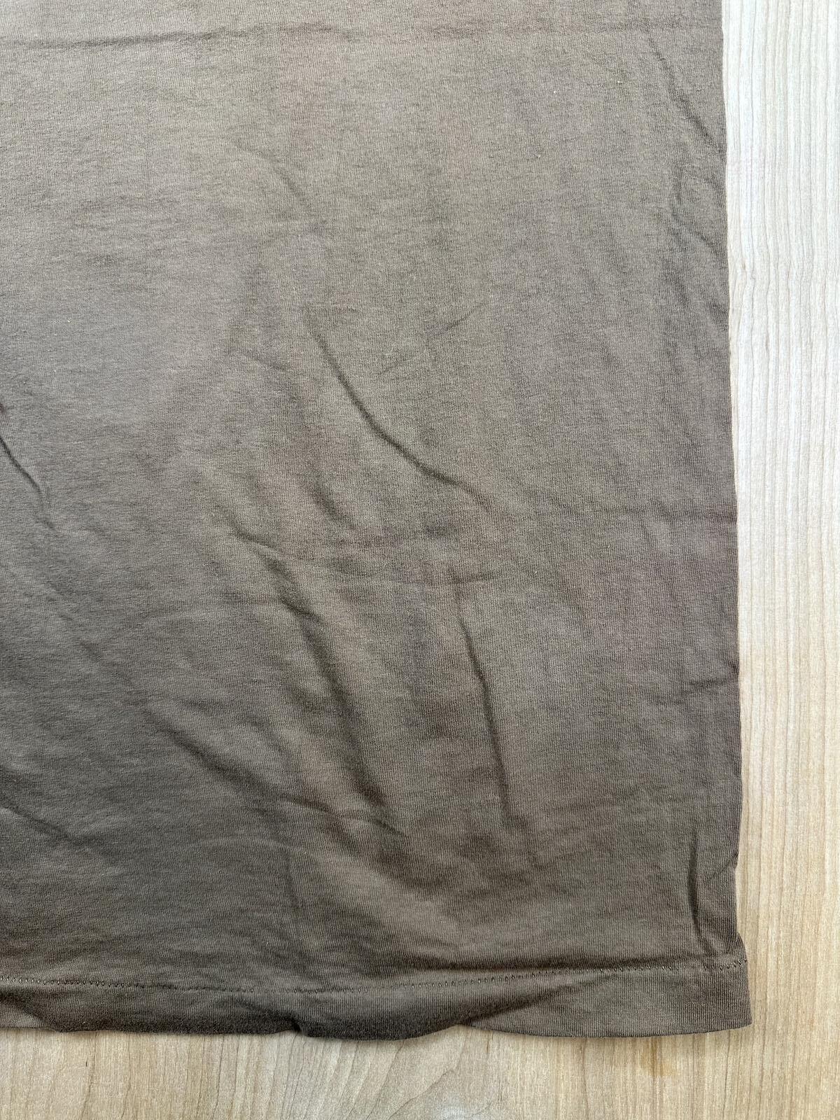 Vintage 90s Fruit of the Loom tshirt Single Stitch small brown cotton made usa