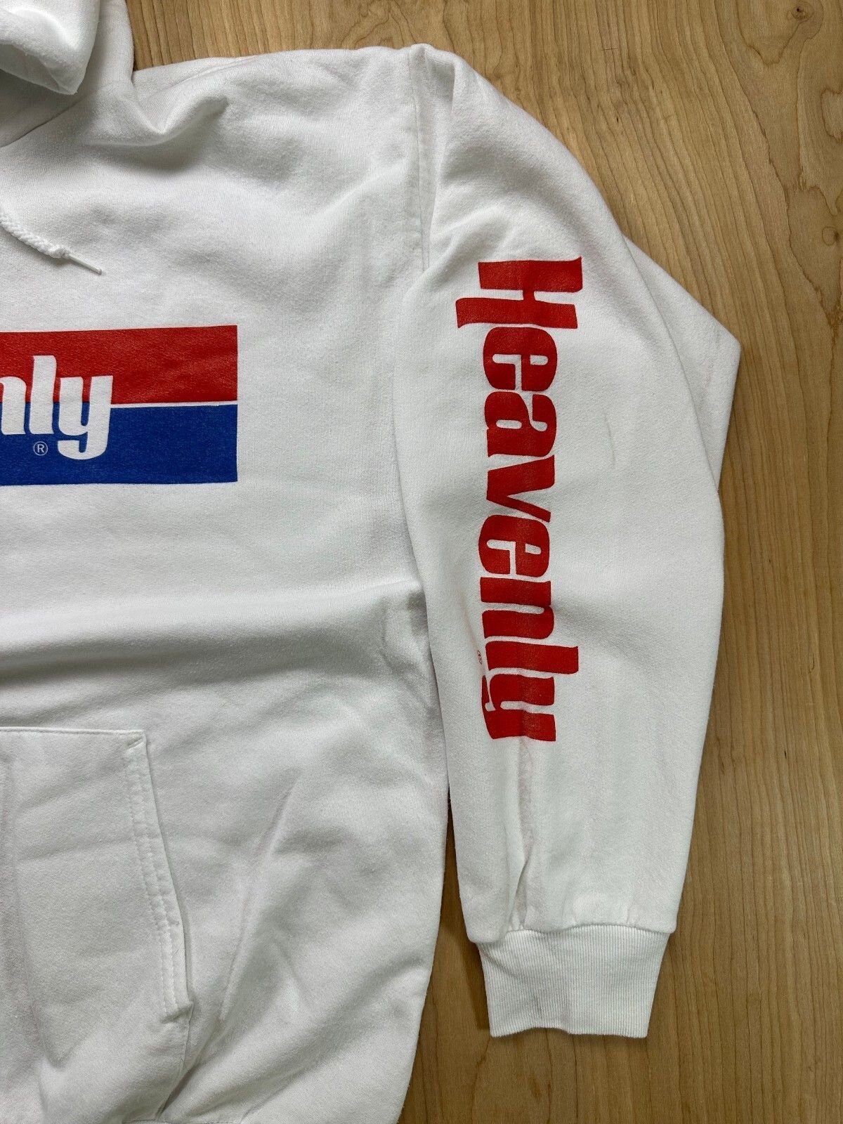 Vintage 90s Heavenly Lake Tahoe Hoodie Sweatshirt large sporty cozy hooded