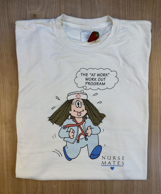 Vintage 90s Cathy Nursing tshirt xxl 100% cotton nurse mates