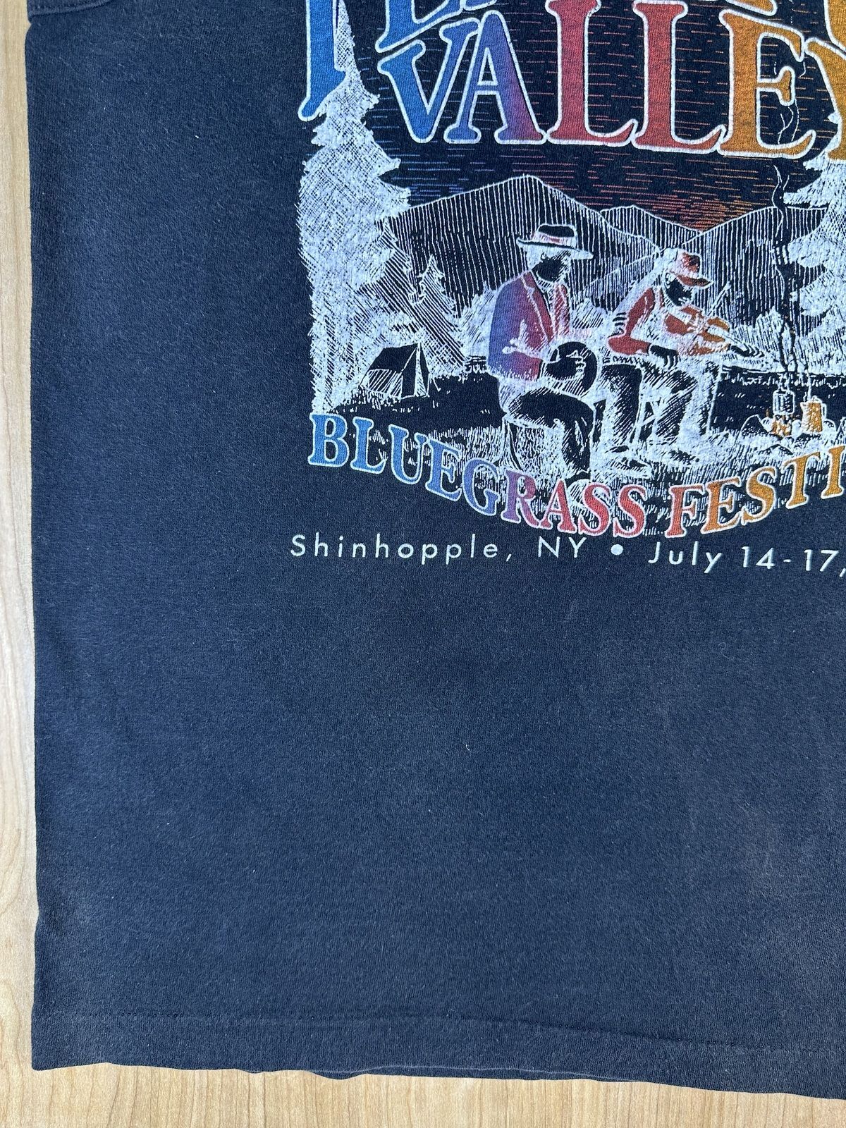 Vintage 90s Peaceful Valley Blue Grass Festival tank Fruit of Loom cotton usa