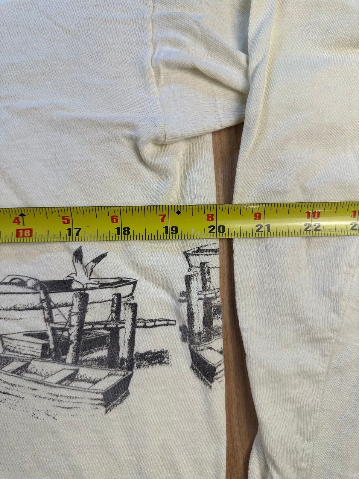 Vintage 80s Nags Head N.C. long sleeve tshirt Single Stitch collegiate pacific