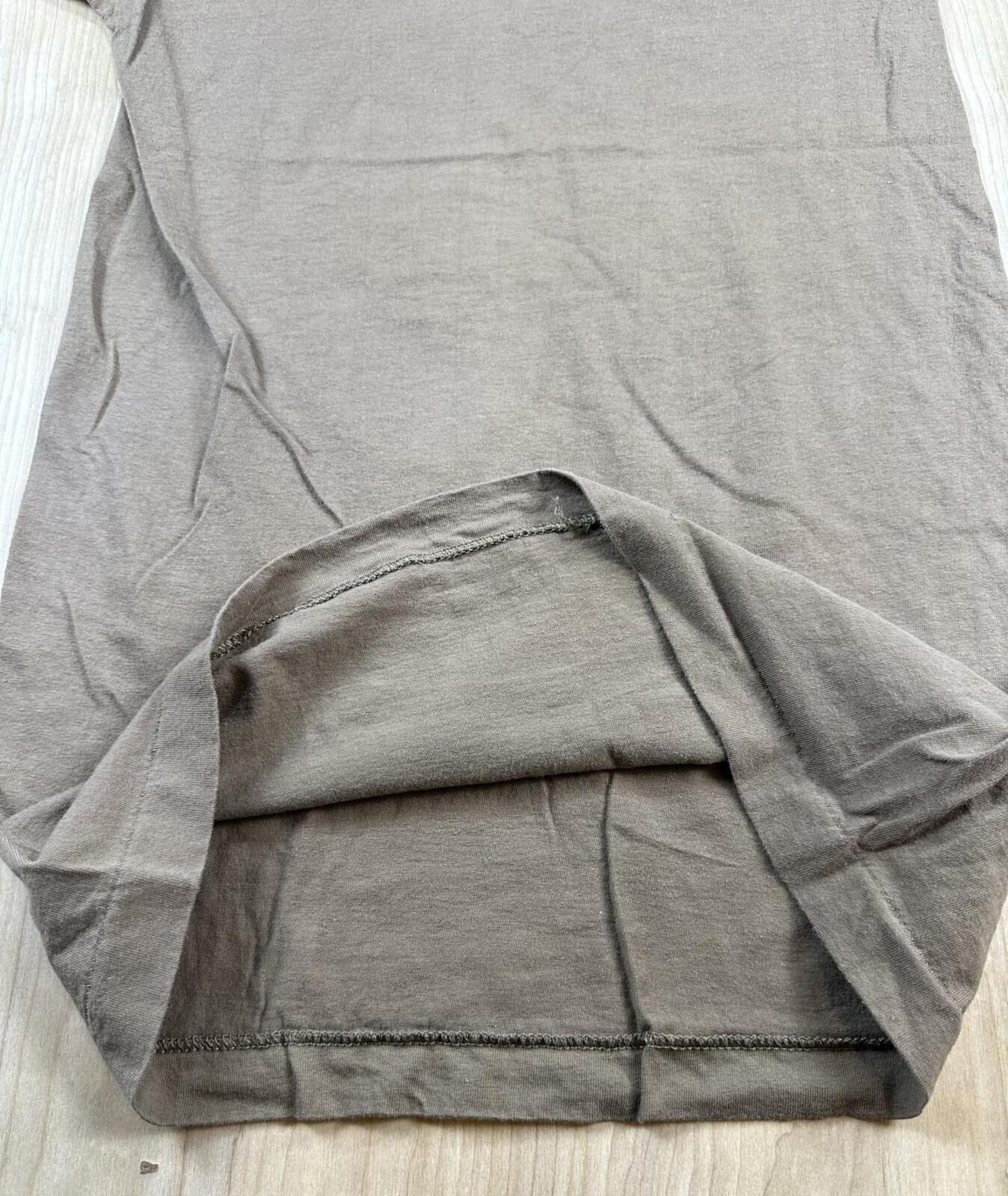 Vintage 90s Fruit of the Loom tshirt Single Stitch small brown cotton made usa