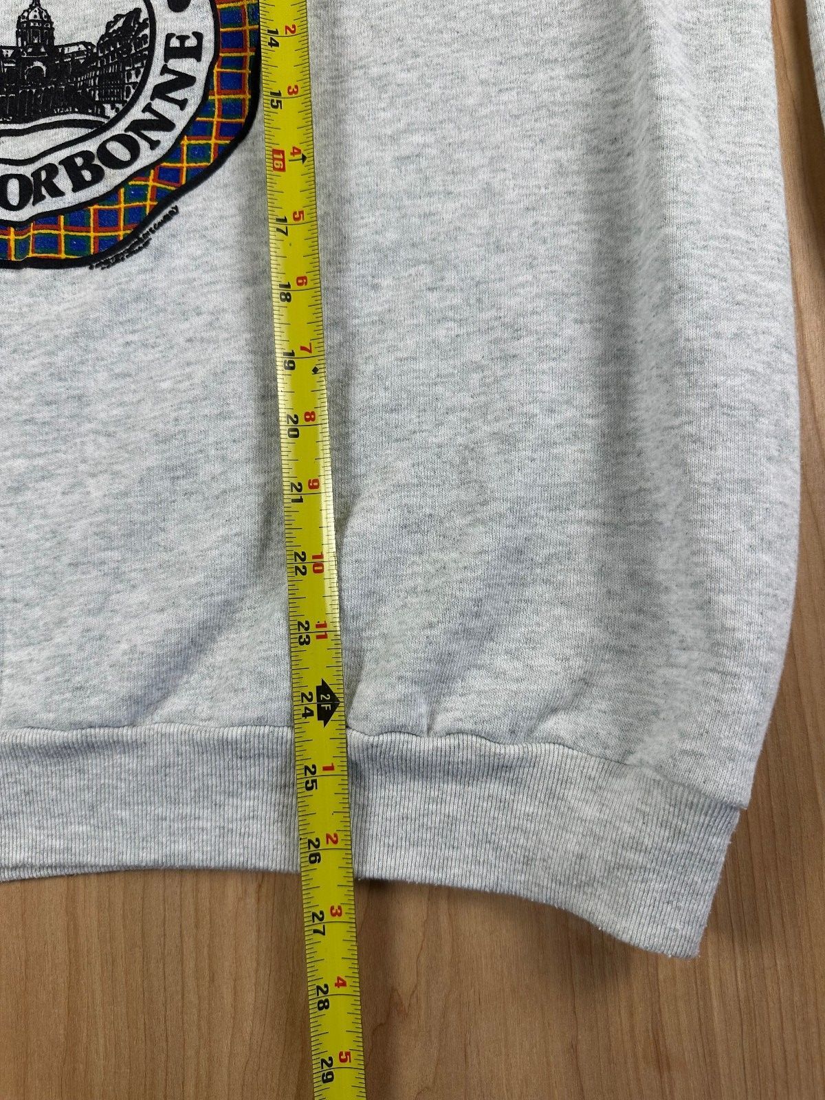 Vintage 90s Universite De La Sorbonne Paris Sweatshirt fruit of the loom xlarge