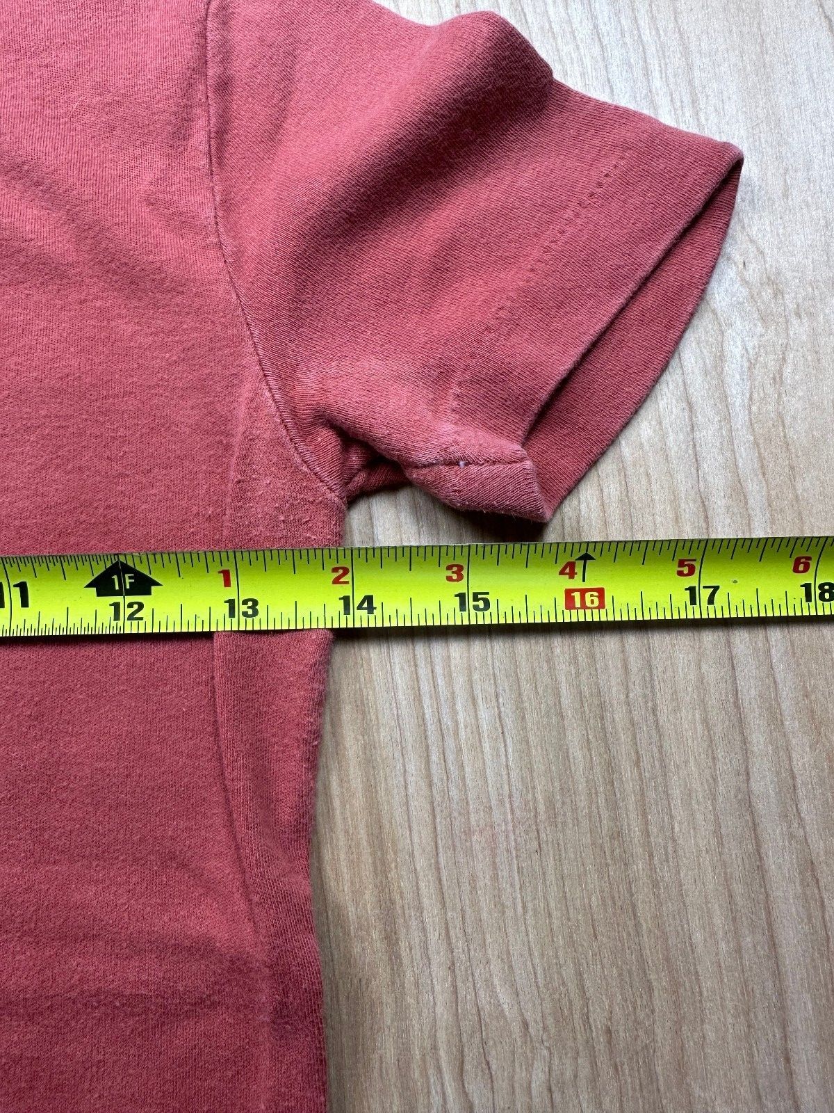 Vintage 80s Jones knit top medium crewneck baby t short sleeve dusty rose basic