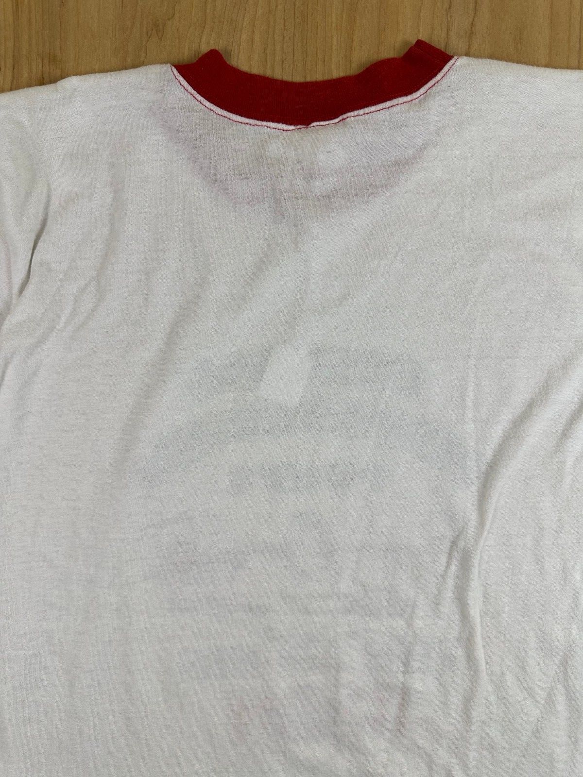 Vintage 80s Pennsylvania Pumps Big Iron Ringer tshirt single stitch weightlift