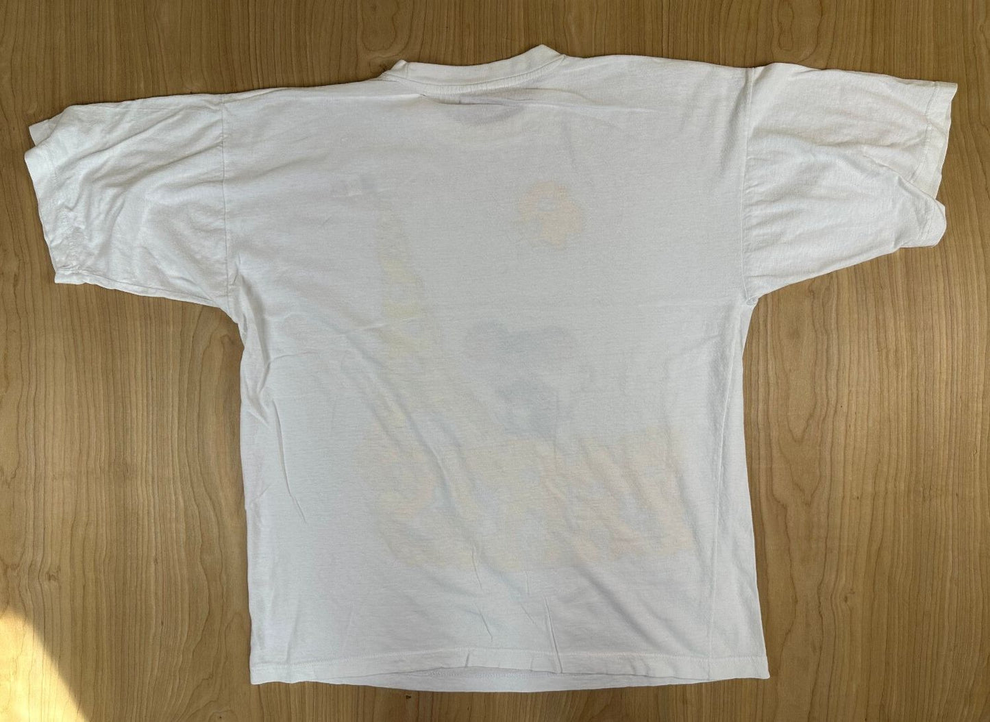 Vintage 90s Paris tshirt medium swiss cheese mouse eiffel tower france cotton