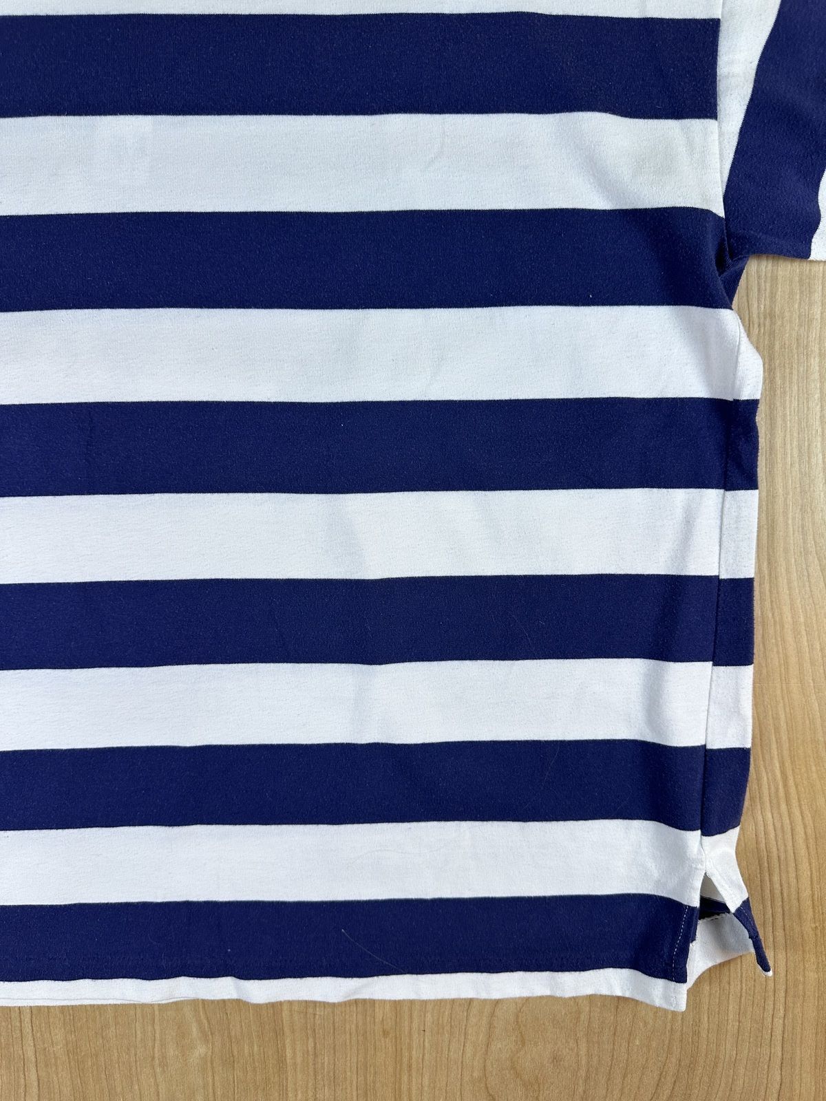 Vintage 80s Westerdam striped knit shirt boxy sailing puffy paint 100% cotton