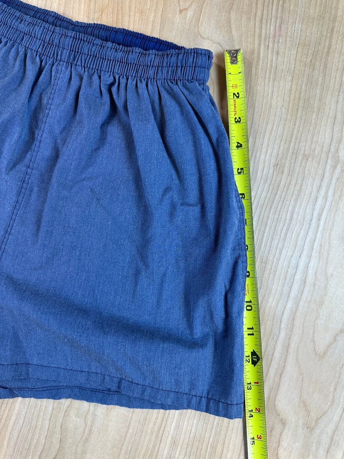 Vintage 60s Sears swim trunks bathing suit large made usa union made 2" inseam