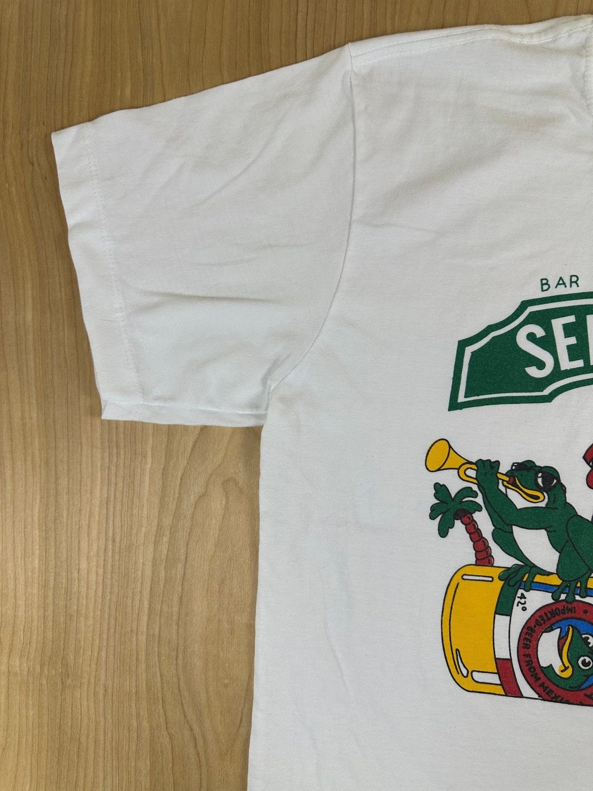 Vintage 90s Senor Frog's Acapulco tshirt medium mexico beer music vacation party