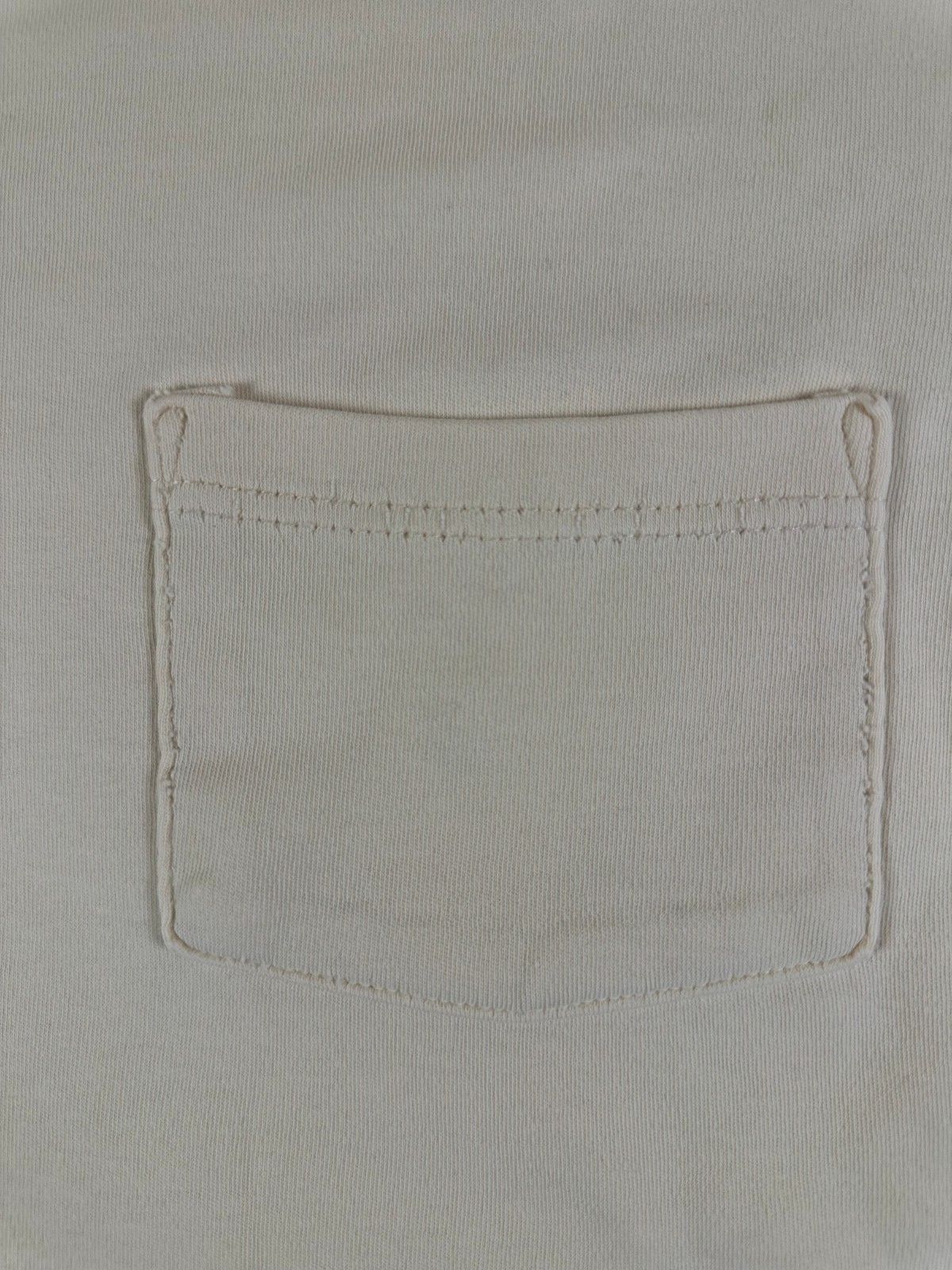 Vintage 90s Eddie Bauer crop top pocket tshirt medium 100% cotton made usa gorp