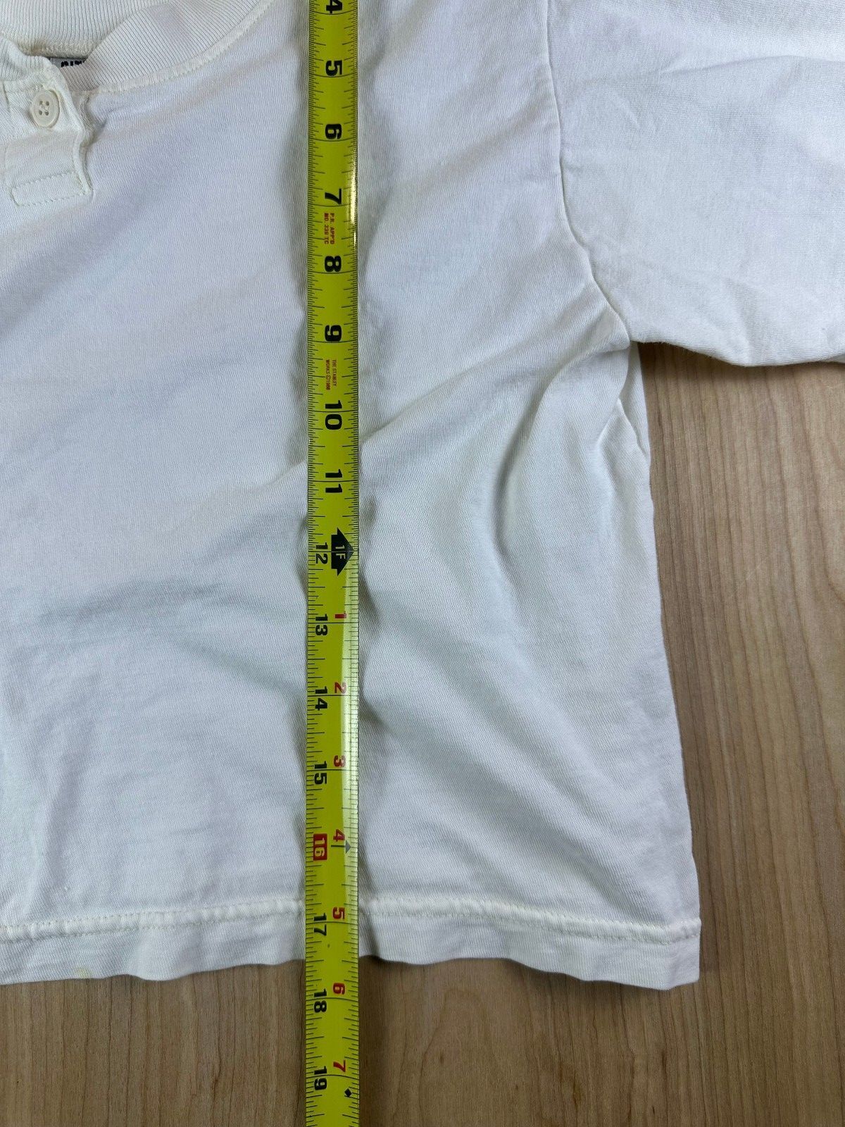 Vintage 80s Gitano Cropped top 100% cotton ribbed collar boxy oversized large