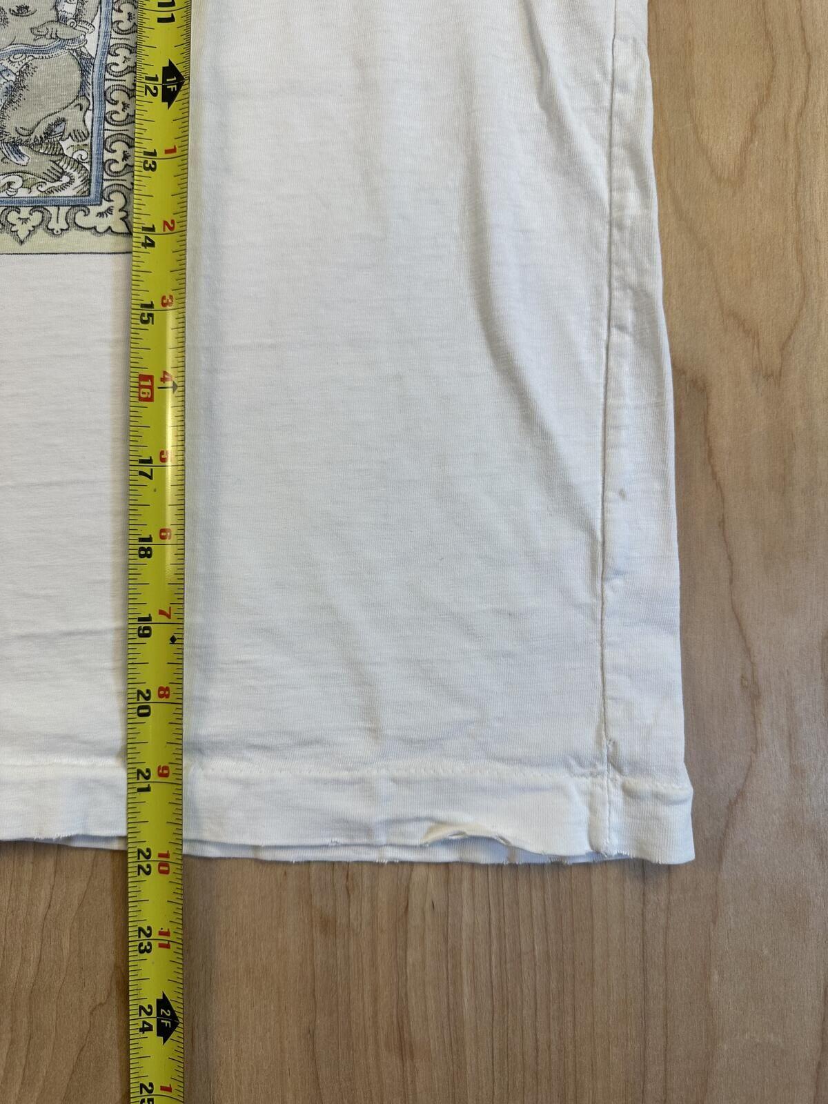 Vintage 90s Bali tshirt single stitch cropped handmade in indonesia cotton large