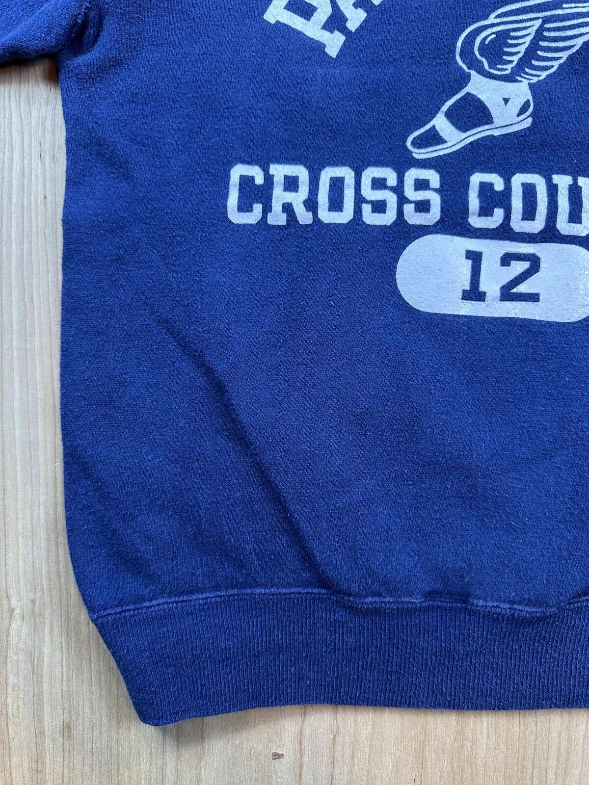 Vintage 70s Champion Hoodie Parsippany cross country usa cotton sports small