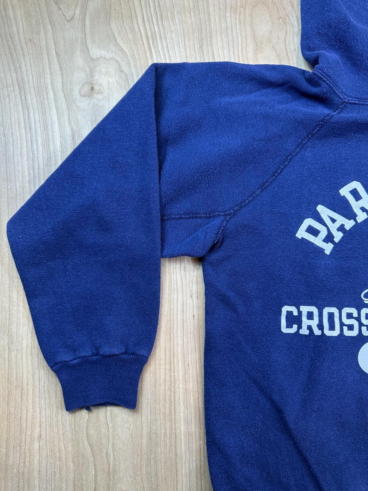 Vintage 70s Champion Hoodie Parsippany cross country usa cotton sports small