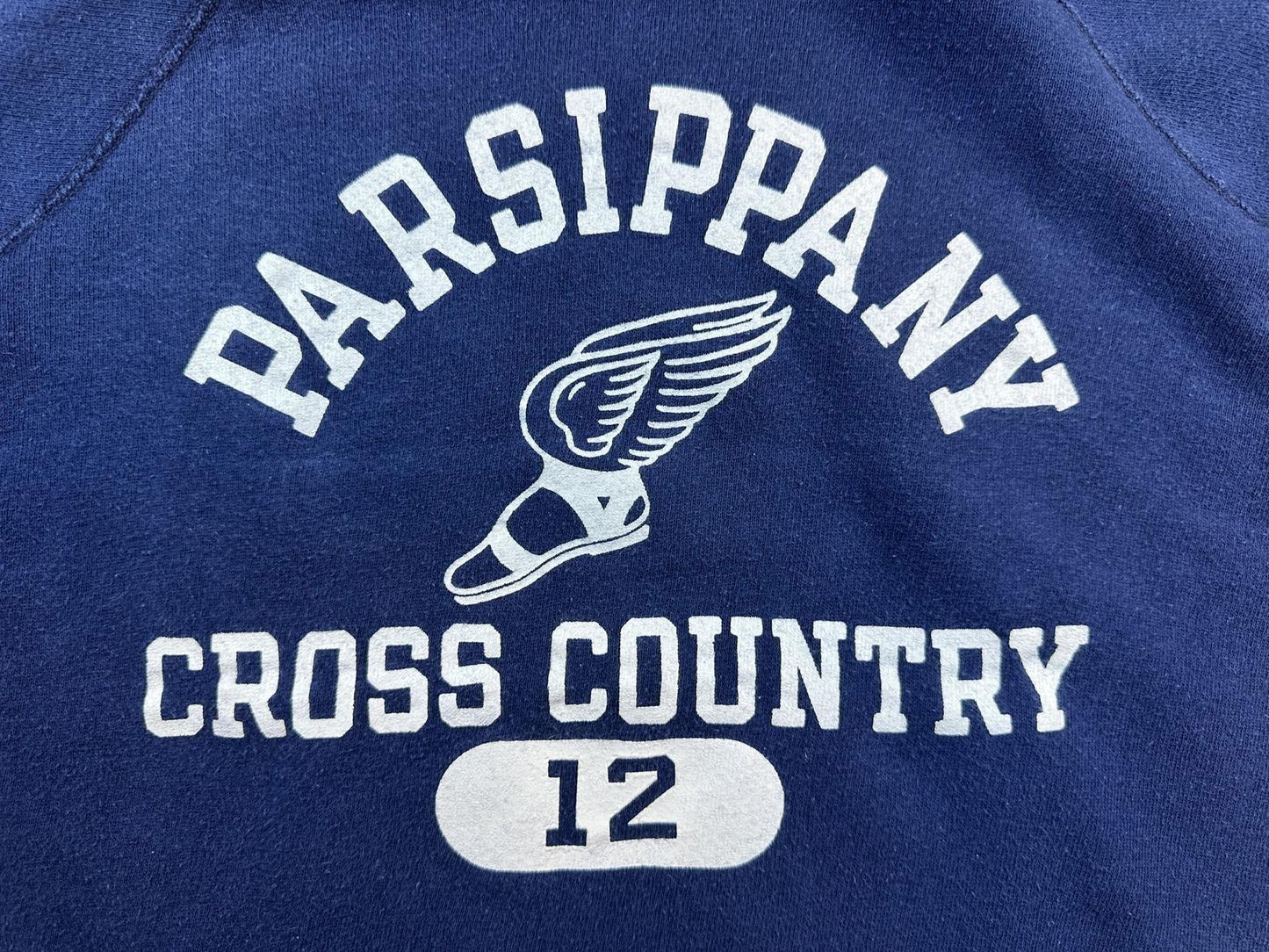 Vintage 70s Champion Hoodie Parsippany cross country usa cotton sports small