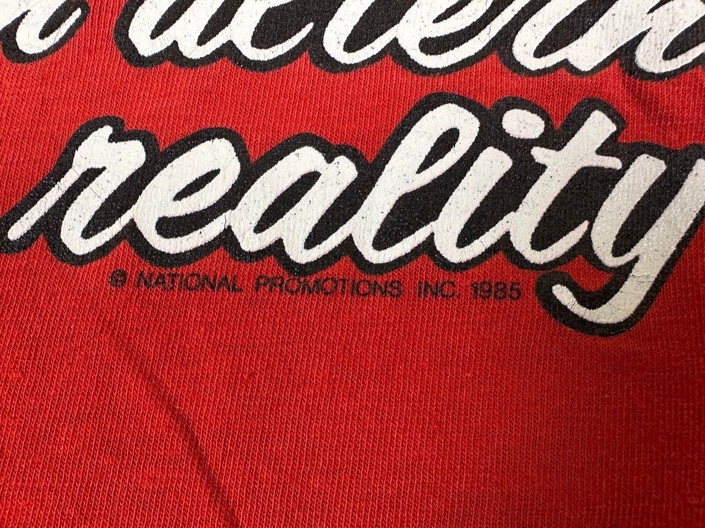 Vintage 80s Iowa City an alternative to reality tshirt Single Stitch made in usa